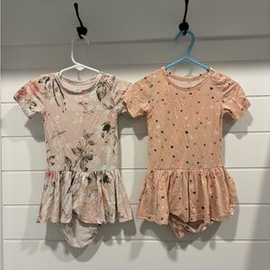 Posh Peanut Bamboo Dresses size 12-18 months Bundle